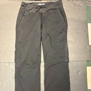 Purple Label Yoga- Healing Hands- Scrub Pants — Size XS — Black